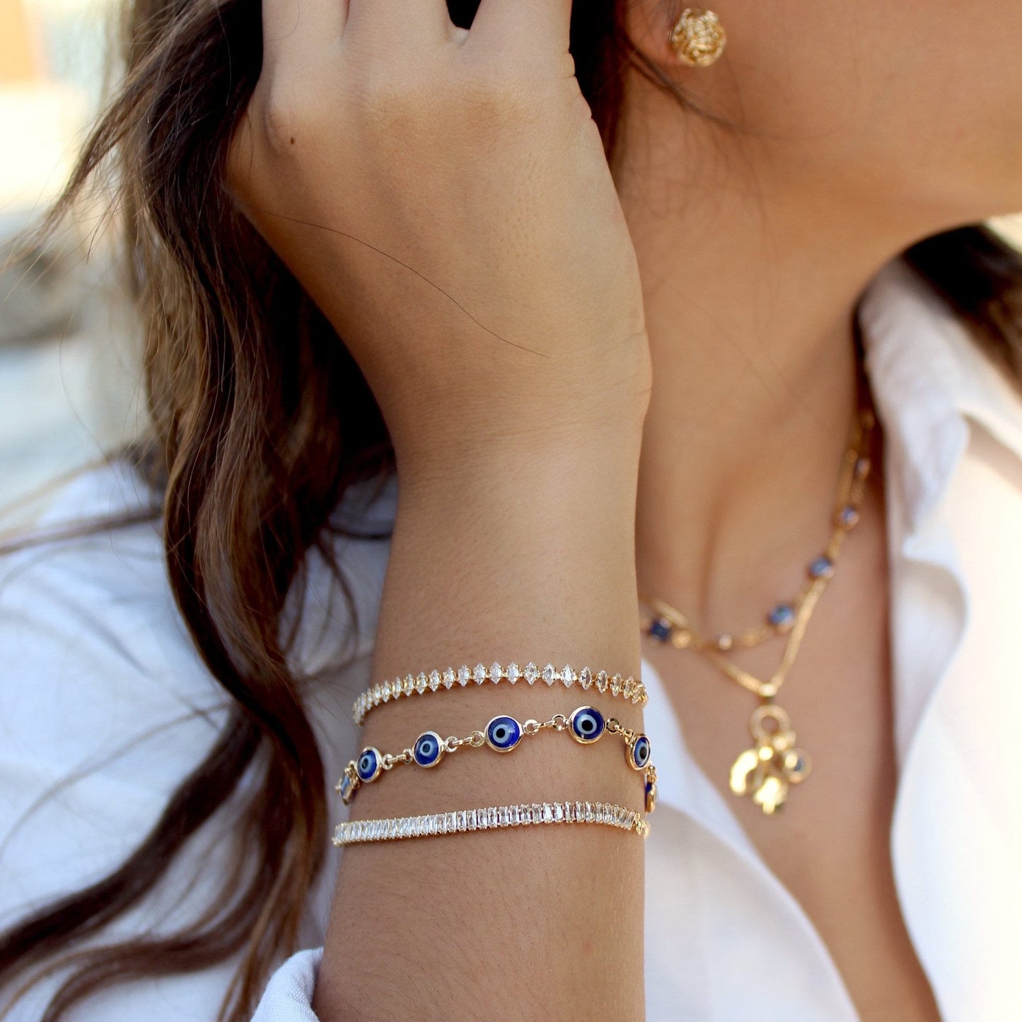 Protective Eye Bracelet Set