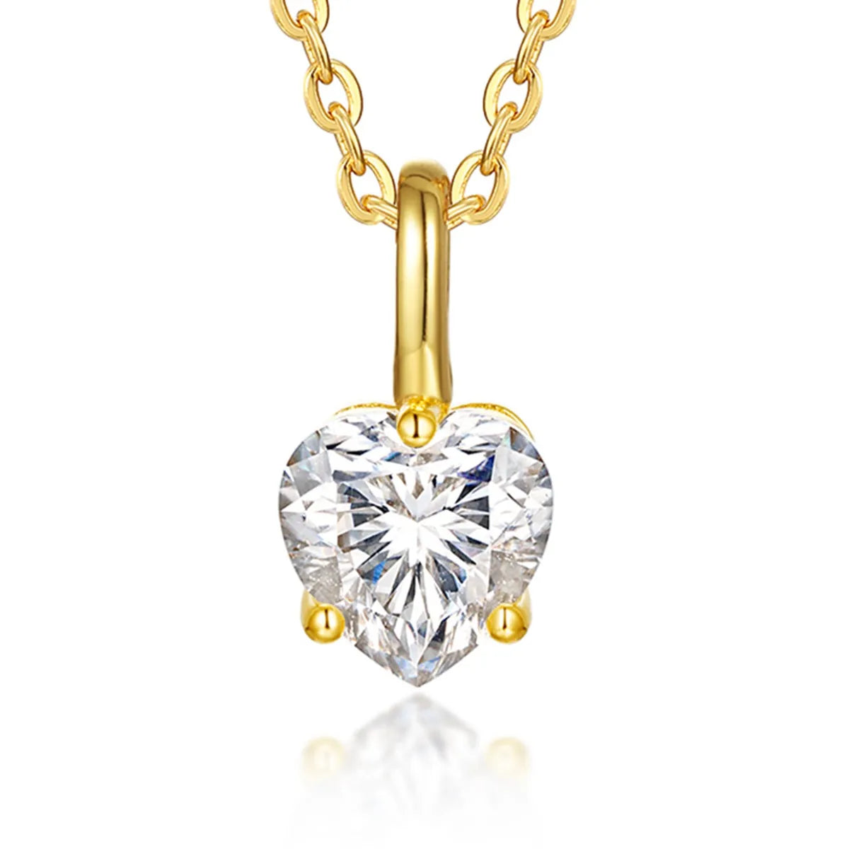 Heart Shape Pendant Necklace from Berry Charmz