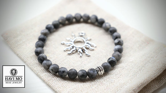Silent Strength - 6 mm Labradorite Beads.